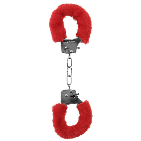Menottes PLEASURE FURRY Rouges
