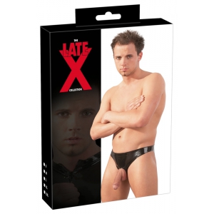 Slip en latex avec Ouverture à l'avant