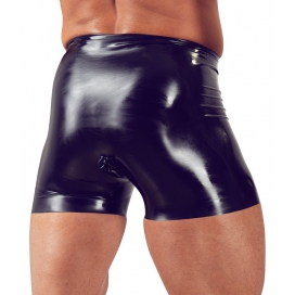 Boxer long en latex avec étuis pénien et anal 2