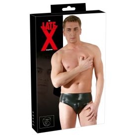 Slip en latex avec Gode 14.5 x 3cm 2
