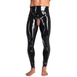 Caleçon long en latex avec Ouverture pénienne