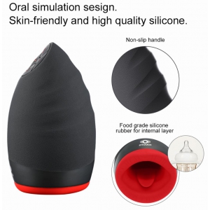 Masturbateur chauffant ORAL CHIVEN 6 Vibrations