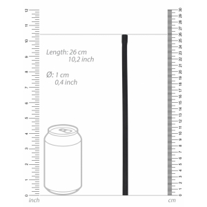 Pompe à pénis DELUXE BEGINNER 23 x 5.5cm Noire