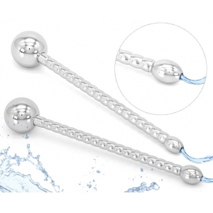 Plug d'urètre percé LONG BALL 10cm