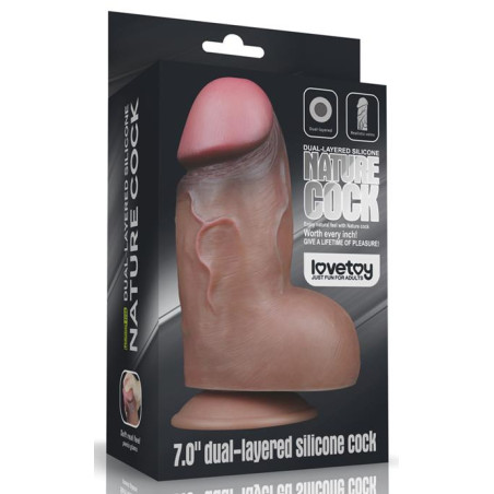 Gode THICKUP Nature Cock 12 x 6.5cm Latino