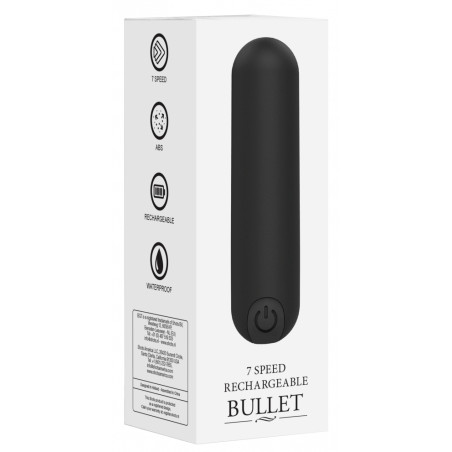 Mini Vibro BULLET UP 7.7 x 2cm Noir