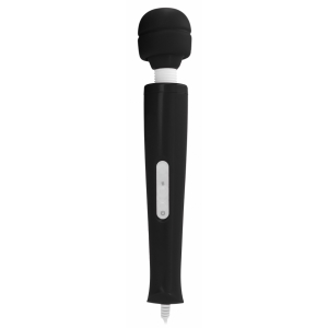 Stimulateur MEGA WAND 32cm - Tête 6cm Noir