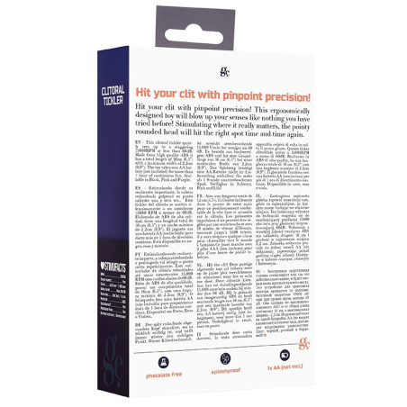 Stimulateur CLITORAL TICKLER Noir
