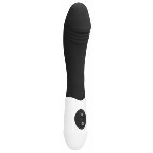 Vibro RIBBED VIBRATOR 12 x 3.7cm Noir