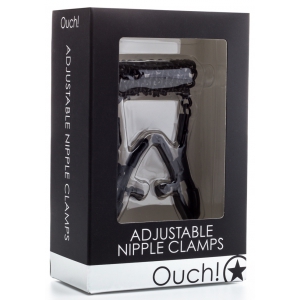 Pince-tétons ajustables NIP SECRETS Noires