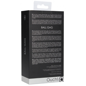 Bâillon boule GAG STRAP Noir