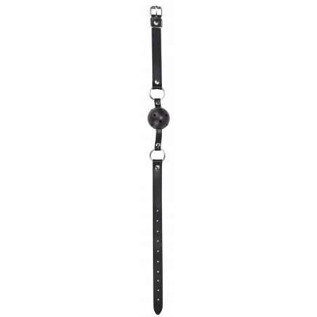 Bâillon boule GAG STRAP Noir