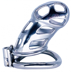 Cage de chastéte en métal COBRA STEEL 10 x 3.7cm