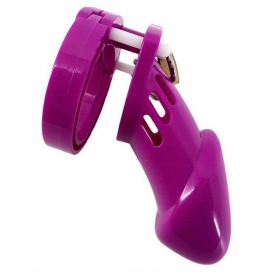Cage de chasteté Silicone BRAN 9 x 3cm Violette 2