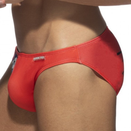 Slip de bain OMG Rouge