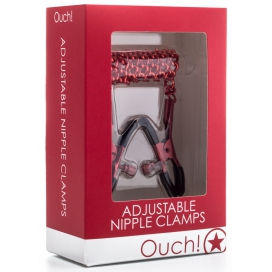 Pince-tétons ajustables NIP SECRETS Rouges 2