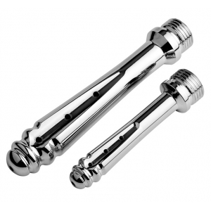 Embout de lavement anal en métal FOZZ M 11 x 2.3cm