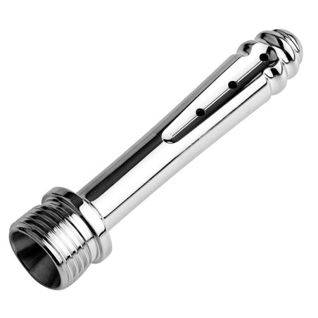 Embout de lavement anal en métal FOZZ M 11 x 2.3cm