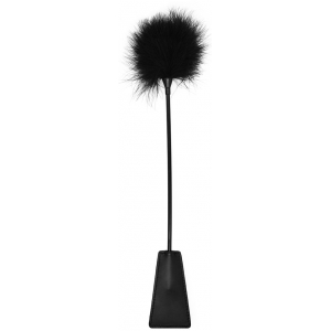 Cravache et Plumeau OUCH 43cm Noir