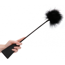 Cravache et Plumeau OUCH 43cm Noir 2