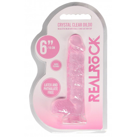 Gode CRYSTAL CLEAR Rose 12 x 3cm