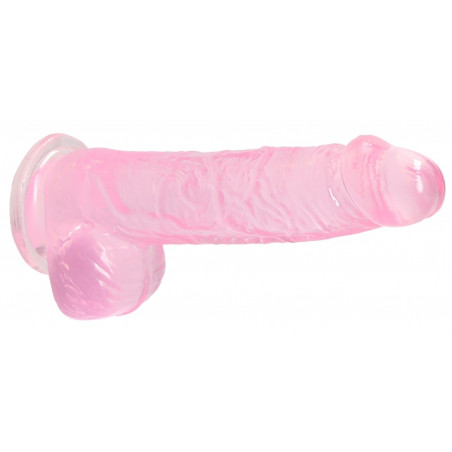 Gode CRYSTAL CLEAR Rose 12 x 3cm
