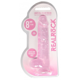 Gode CRYSTAL CLEAR Rose 16 x 4cm 2