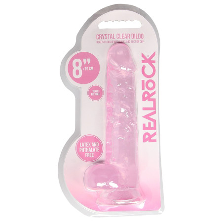 Gode CRYSTAL CLEAR Rose 16 x 4cm