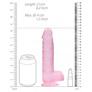 Gode CRYSTAL CLEAR Rose 16 x 4cm