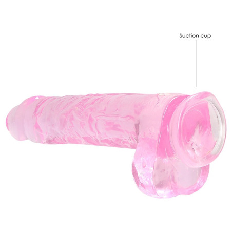 Gode CRYSTAL CLEAR Rose 19 x 4.5cm