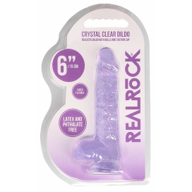 Gode CRYSTAL CLEAR Violet 12 x 3cm 2