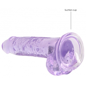 Gode CRYSTAL CLEAR Violet 14 x 3.5cm