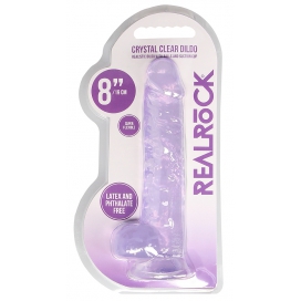 Gode CRYSTAL CLEAR Violet 16 x 4cm 2