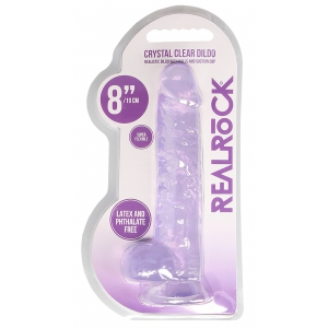 Gode CRYSTAL CLEAR Violet 16 x 4cm