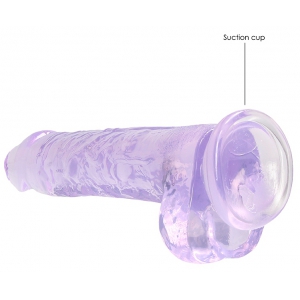 Gode CRYSTAL CLEAR Violet 16 x 4cm