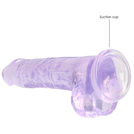 Gode CRYSTAL CLEAR Violet 16 x 4cm