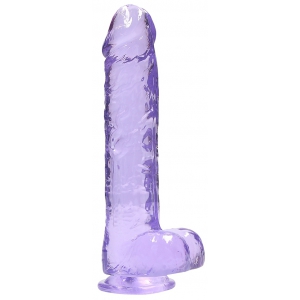 Gode CRYSTAL CLEAR Violet 19 x 4.5cm