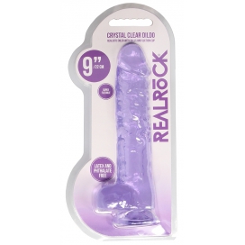 Gode CRYSTAL CLEAR Violet 19 x 4.5cm 2
