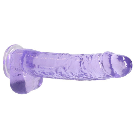 Gode CRYSTAL CLEAR Violet 19 x 4.5cm