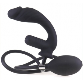 Plug gonflable et vibrant INFLADICK 14 x 3.5cm