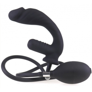 Plug gonflable et vibrant INFLADICK 14 x 3.5cm