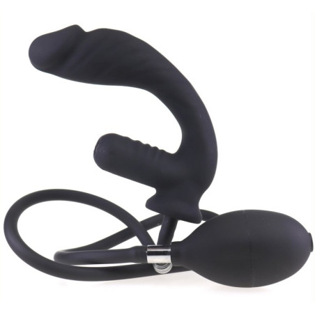 Plug gonflable et vibrant INFLADICK 14 x 3.5cm