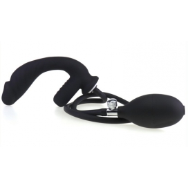 Plug gonflable et vibrant INFLADICK 14 x 3.5cm 2