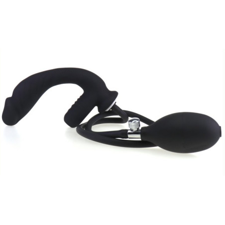 Plug gonflable et vibrant INFLADICK 14 x 3.5cm