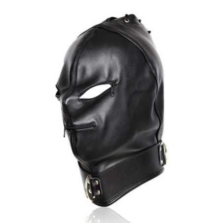 Cagoule avec Zip STRICT HOOD Noire