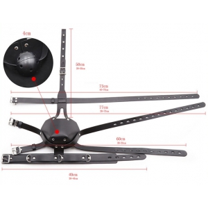 Muselière SM HARNESS HEAD Noire