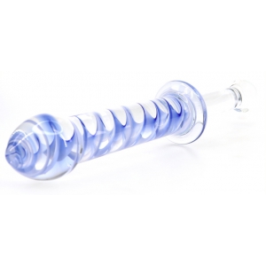 Gode en verre SCREW DUO 24 x 3.3cm