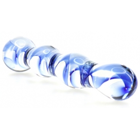 Gode en verre SCREW BEADS 17 x 3.5cm 2
