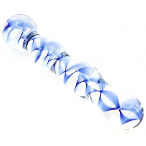 Gode en verre SCREW BEADS 17 x 3.5cm