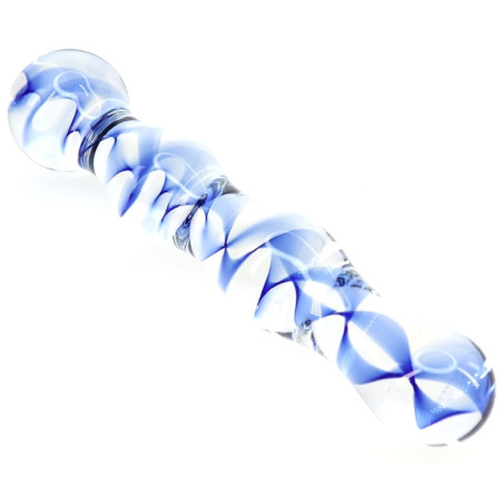 Gode en verre SCREW BEADS 17 x 3.5cm